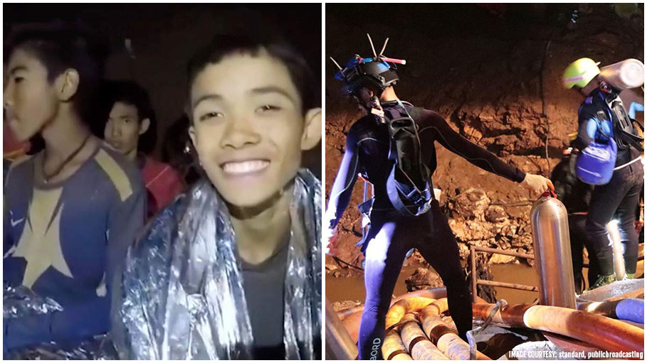 Heroic Divers Rescue 4 Boys from Thailand Cave and Eight More Waiting to Be Rescued