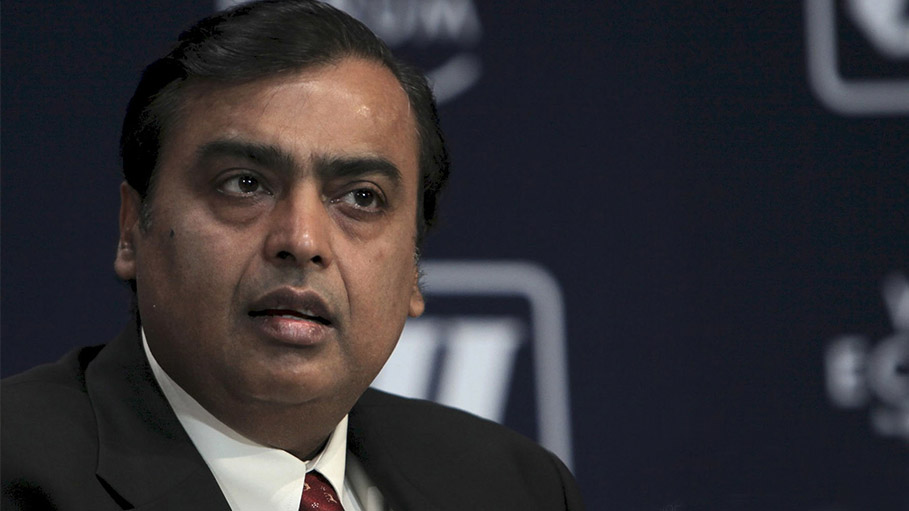 Tycoon Mukesh Ambani Races Toward World's Exclusive $100 Billion Wealth Club