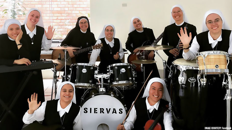 Rock Band ‘Siervas’ Comprising of Young Nuns to Play for Pope