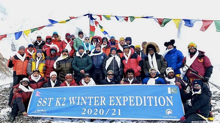Nepali Climbers Reach Base Camp after Scaling World's 2nd Highest Mountain K2