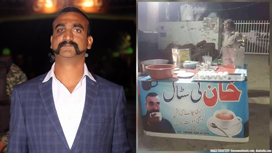 Tea Seller Uses Abhinandan’s Photo to Promote His Business in Pakistan