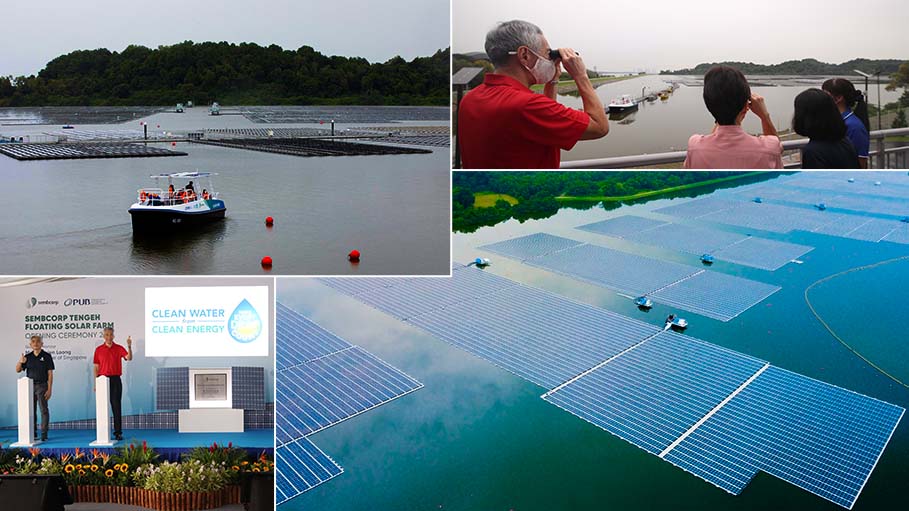 Singapore: One of The World's Biggest Floating Solar Panel Farms Unveiled