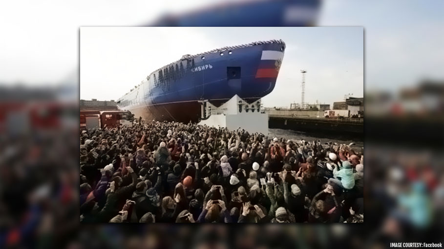 World’s Largest Nuclear-Powered Icebreaker Launched by Russia