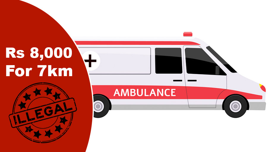 Case Filed Against Ambulance Service Provider for Charging Rs 8,000 for 7km Ride