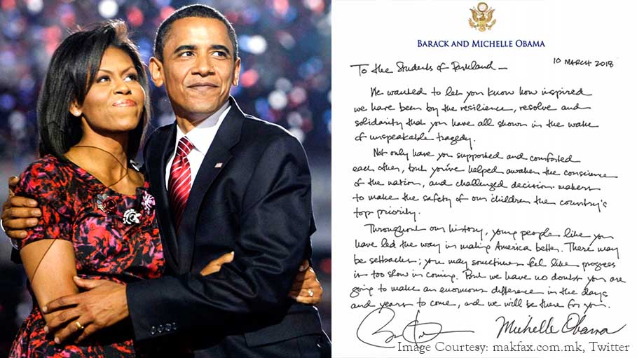 This Letter to Parkland Students Shows That the ‘Obamas’ Are Great When It Comes to Empathy