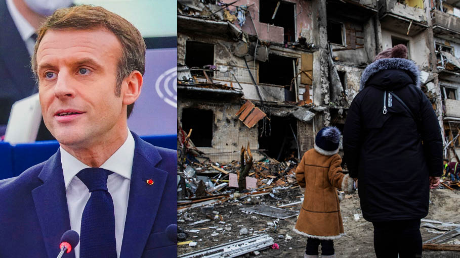 Emmanuel Macron Announces Joint Evacuation Mission in Mariupol with Turkey, Greece