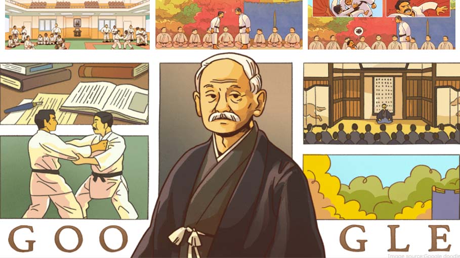 Google Celebrates the 161st Birthday of Father of Judo Kano Jigoro