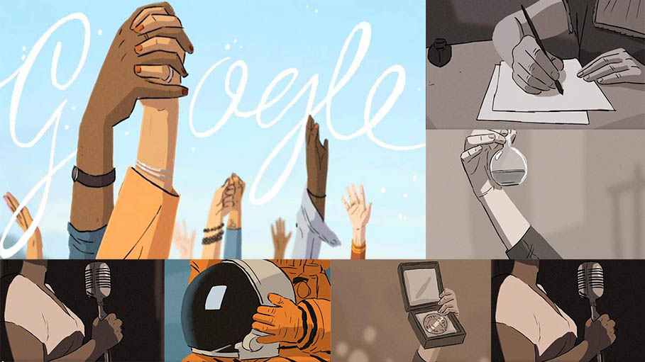 This International Women’s Day Google Doodle Honours Women’s Historical Firsts