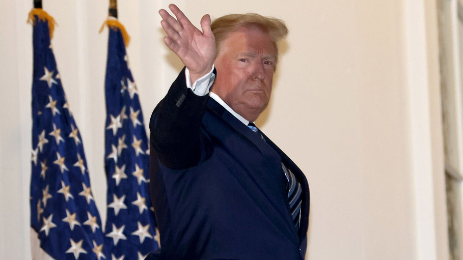 Last Day in Office: Outgoing President Trump Says "Pray" for Biden's Success