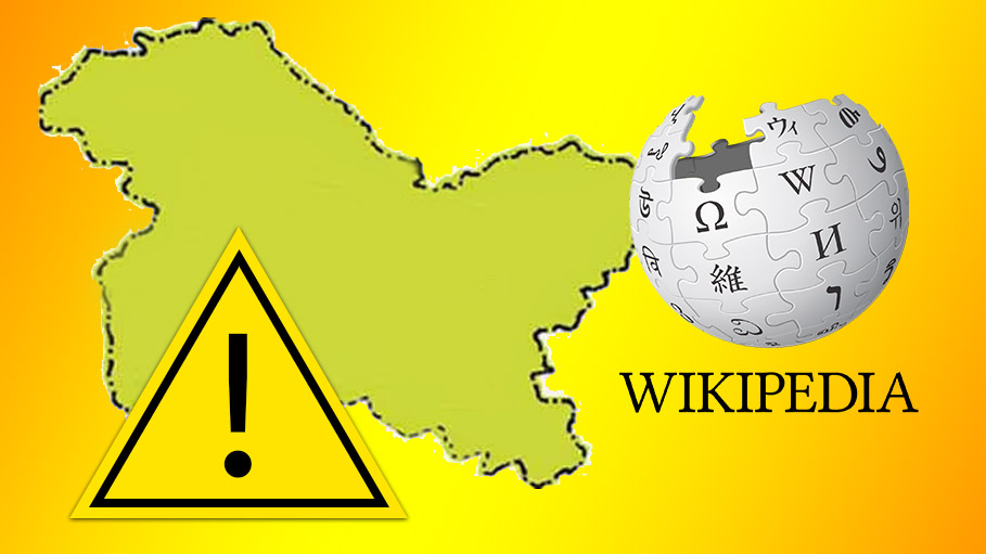 Govt Orders Wikipedia to Remove Link Showing Incorrect Map of Jammu and Kashmir