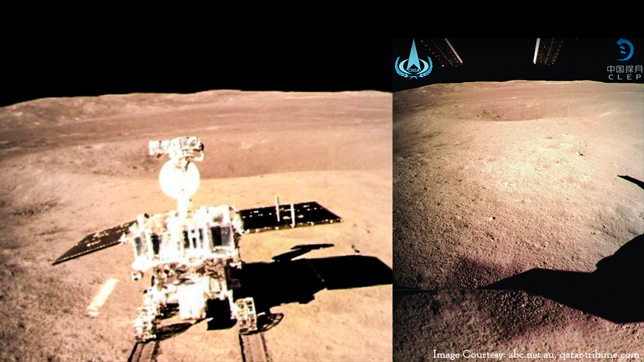 China Lands on Moon