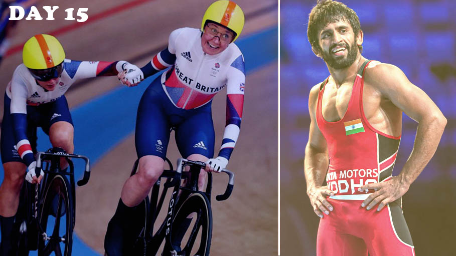 Tokyo Olympics Day 15 Updates: Bajrang Punia is Now Set for Bronze, Britain Won Gold at Women's Madison