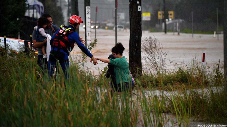 Day Long Deluge Worsens "One in 100 Year" Australia Floods