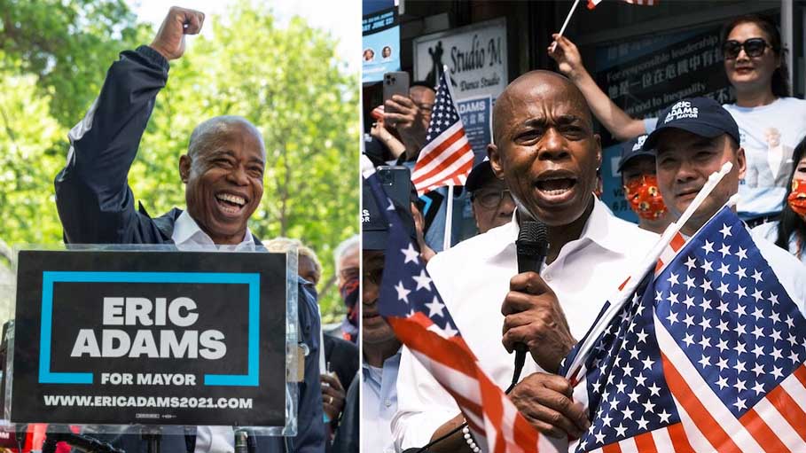 Ex-Policeman Eric Adams Likely to Become New York's Next Mayor