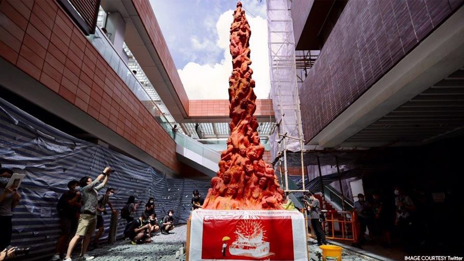 Hong Kong Memorial to China's Tiananmen Square Victims Removed