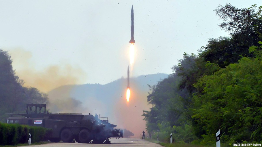 North Korea Test-Fires Two Short Range Missiles Again