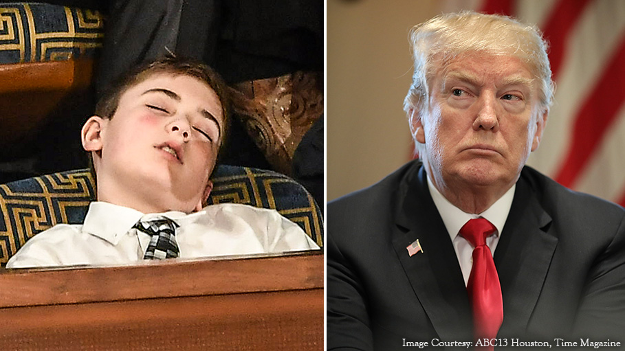 Joshua Trump's Power Nap Becomes More Popular than Donald Trump’s State of the Union Address