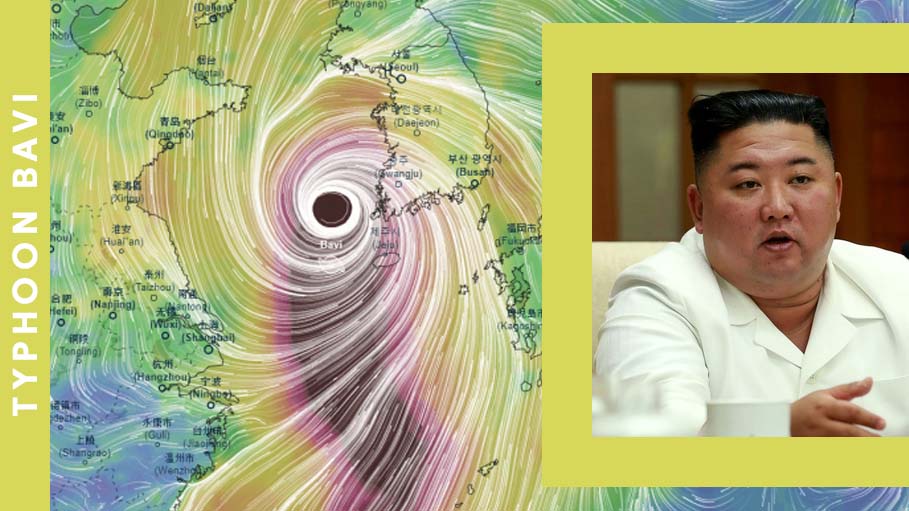 Scale of Damage by Typhoon Bavi Smaller Than Expected: North Korean leader Kim