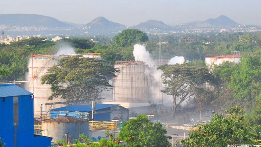 Major Gas Leak in a Chemical Plant in RR Venkatapuram Village, Visakhapatnam