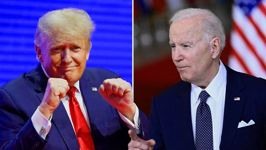 Biden Says He Would Be "Fortunate" to Run against Donald Trump again in 2024