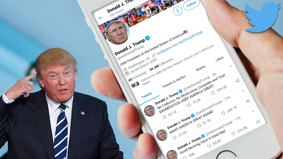 Trump Took to Twitter with 52 Tweets in 34 Hours