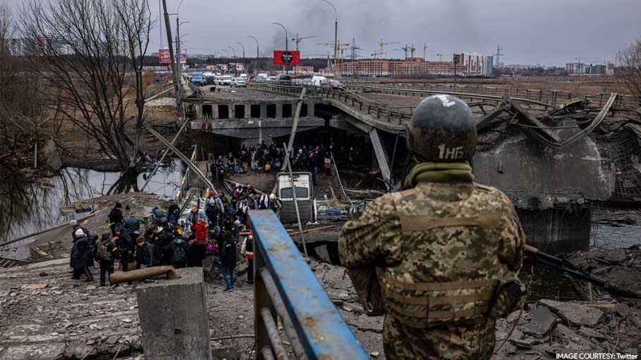 Ukraine Recaptures Kyiv Suburb Ahead of Peace Talks with Russian Government