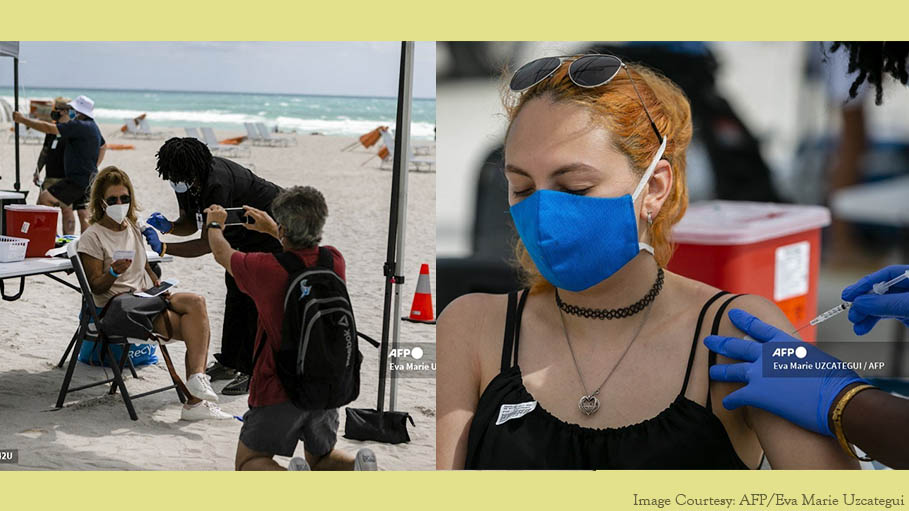 United States: 'Vaccine Tourists' Fly for Injections on Miami Beach