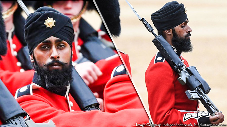 Charanpreet Singh Lall Becomes the First Sikh Guardsman to March at the Trooping the Colour