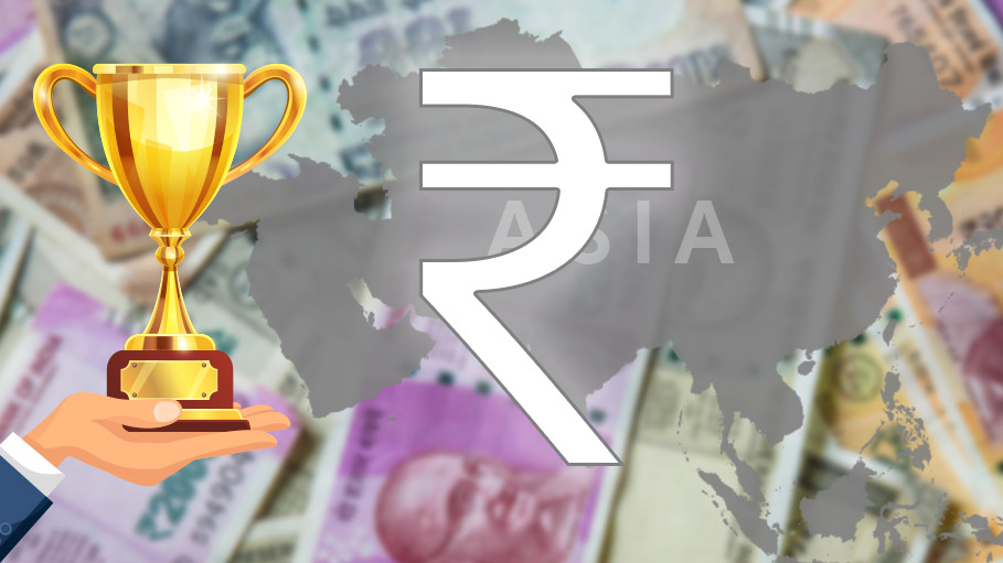 Rupee is Asia's Top-Performing Currency on Bets Covid Crisis May Have Peaked