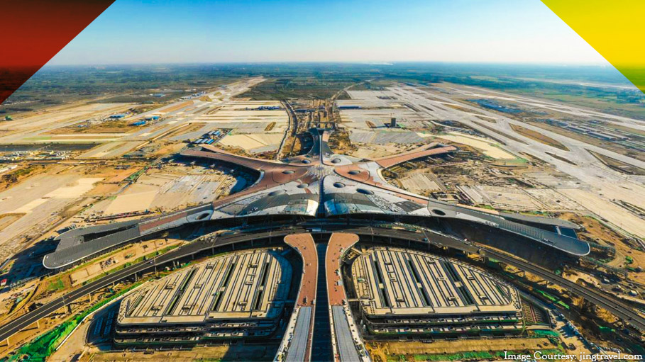 China Unveils Starfish Shaped World’s Largest and Busiest Airport