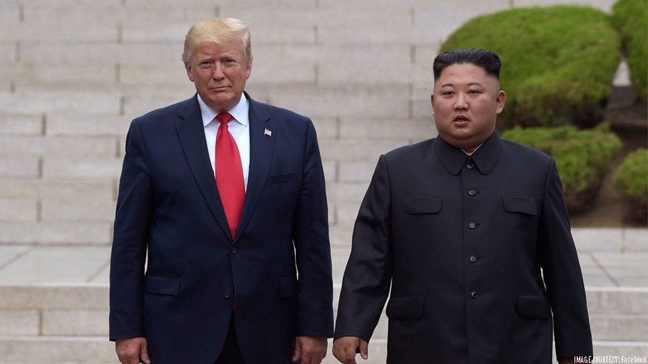 Trump Creates History by Meeting Kim in North Korea