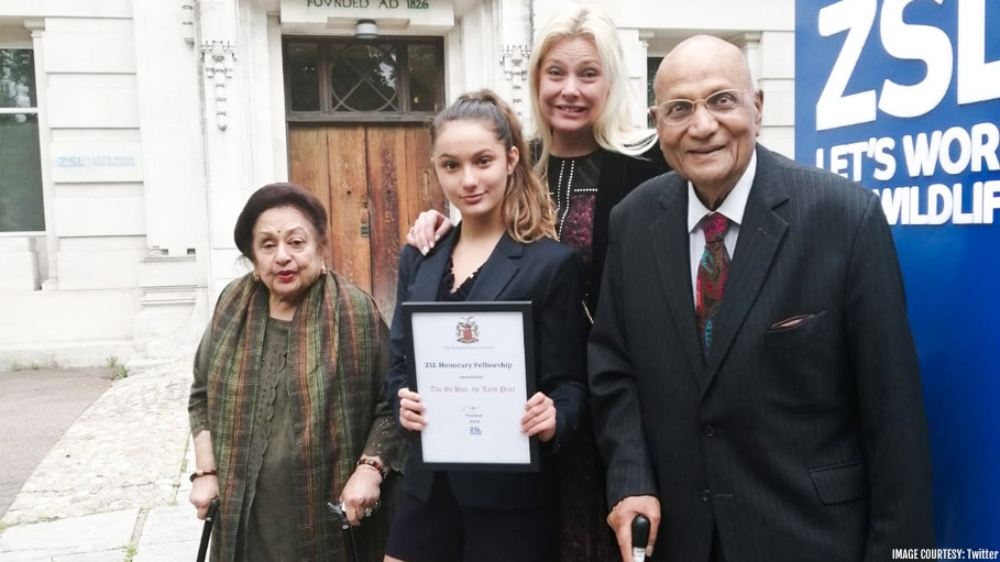 Lord Swaraj Paul Receives London Zoo’s Highest Honour