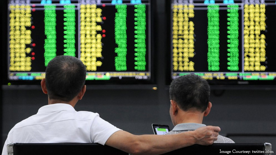 China Stocks rose after Monday’s $720 Billion Plunge