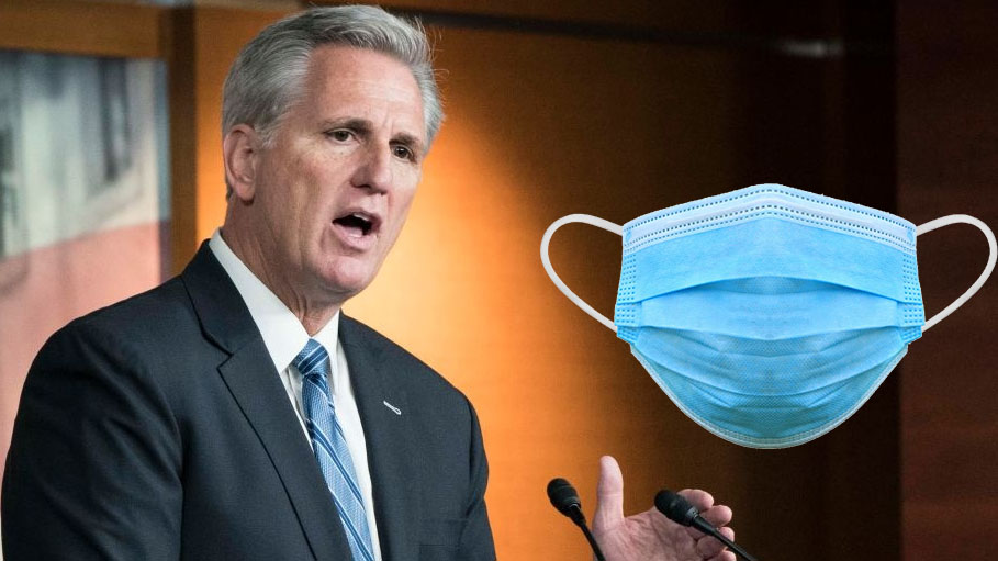 Kevin McCarthy Slams US Mask Rule Blaming "India Study", is Called "a Moron"