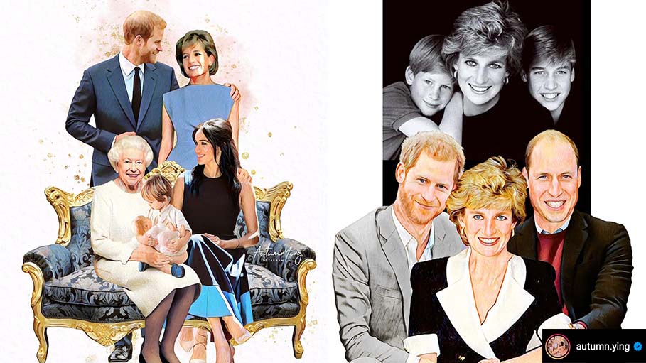 Autumn Ying Imagines What Life Would be if Princess Diana Was Alive, See Pics