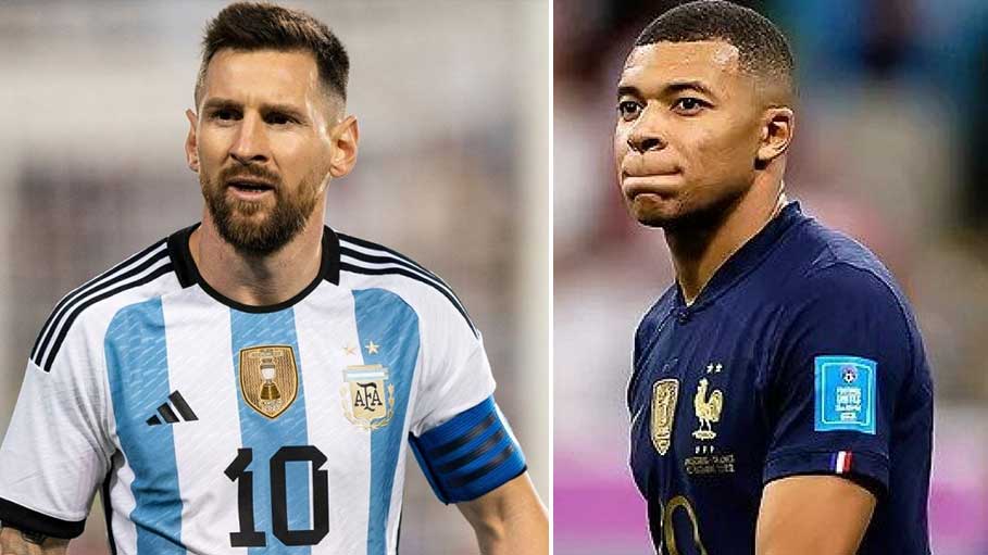 Bookmakers Predict Kylian Mbappe will Outgun Lionel Messi in FIFA World Cup Final
