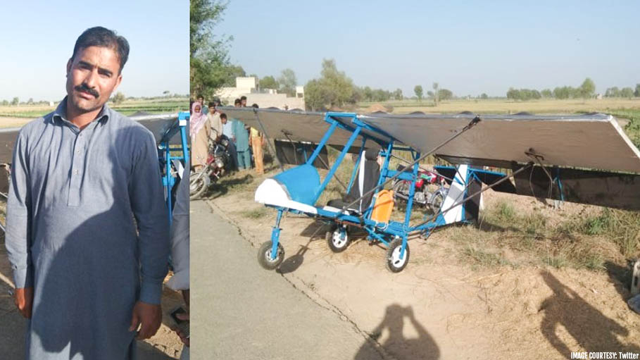 Popcorn Seller in Pakistan Builds Mini Airplane, Waiting to Fly