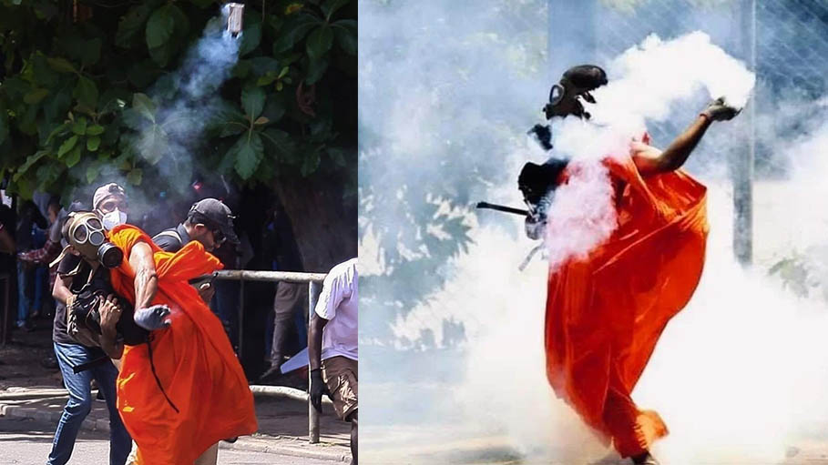 Sri Lanka Man Arrested for Stealing 50 Tear Gas Canisters from Cops