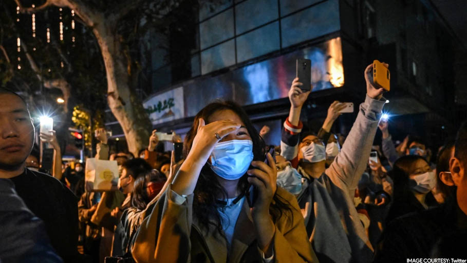 United States Backs Protests in China against Xi Jinping's Zero Covid Policy