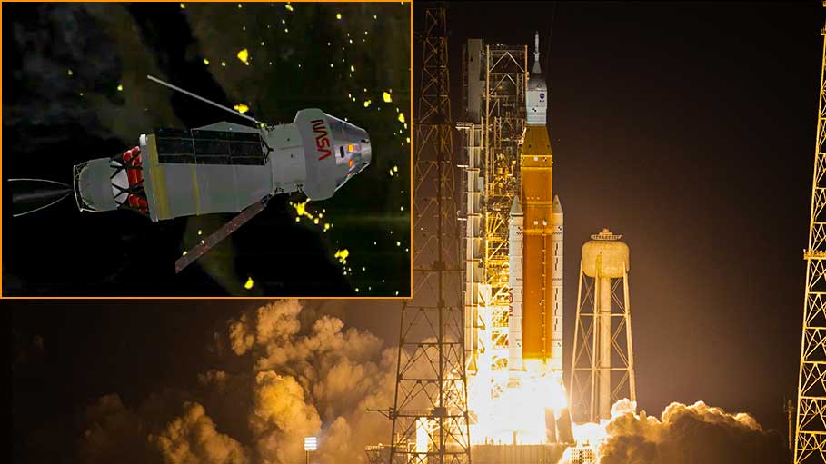 NASA Launches Rocket 'Artemis 1' on Maiden Flight to Moon