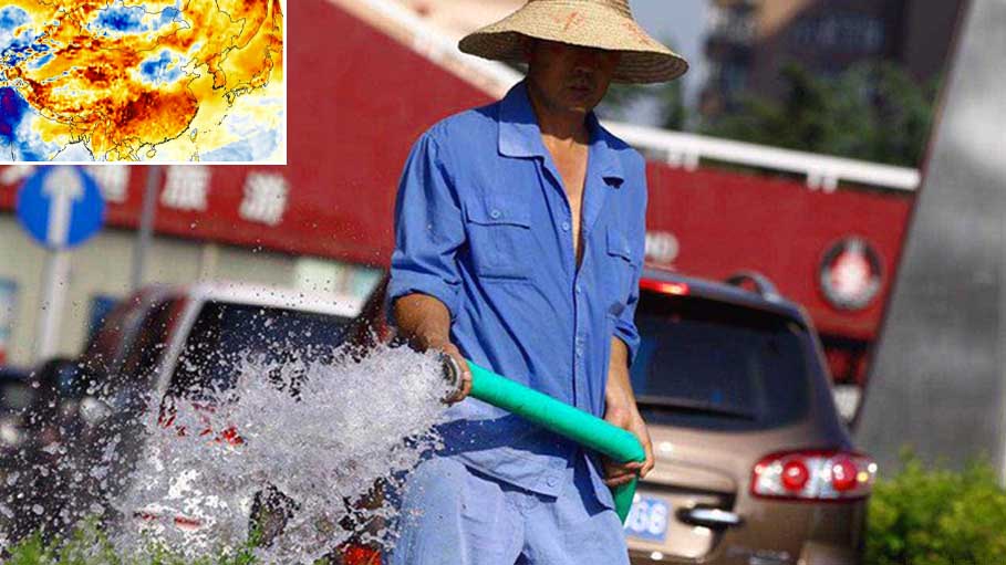 Shanghai Records High Temperature for 6 Days, Issues Red Alert