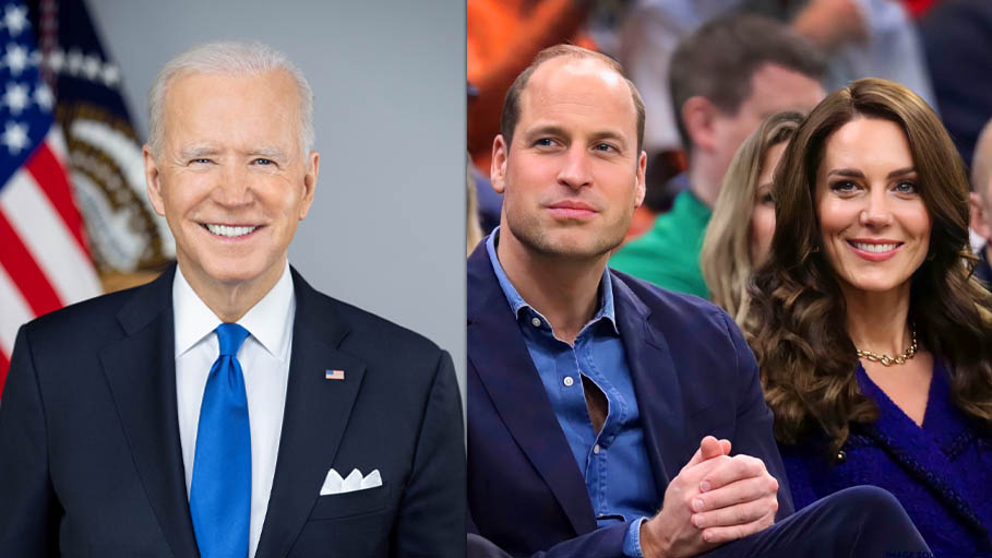 Joe Biden to Meet UK Royals Prince William, Kate Middleton in Boston Tomorrow