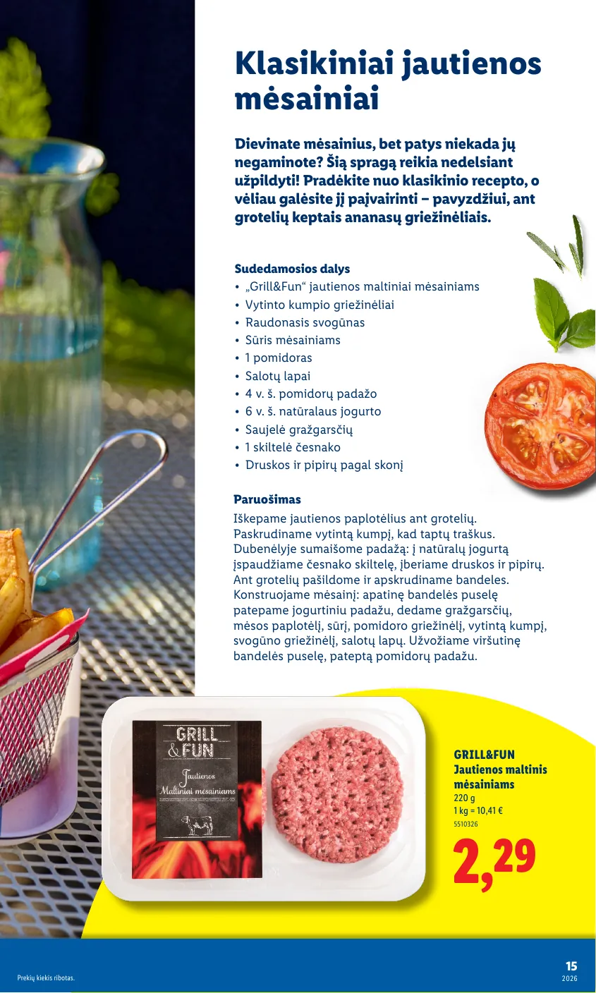Lidl Leidinys Grilio katalogas Nuo pirmadienio, 04 06 – p.15
