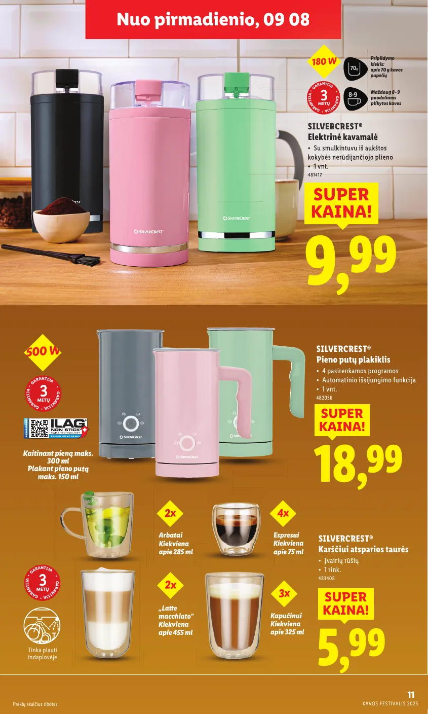 Lidl Leidinys KAVOS FESTIVALIS Nuo pirmadienio, 09 08, iki 09 21 – p.11