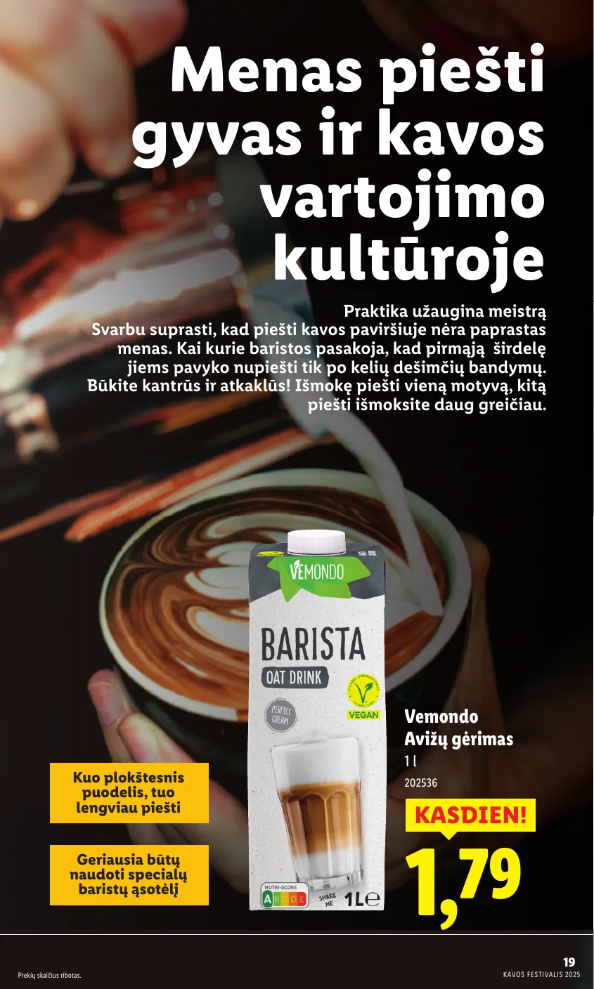 Lidl Leidinys KAVOS FESTIVALIS Nuo pirmadienio, 09 08, iki 09 21 – p.19