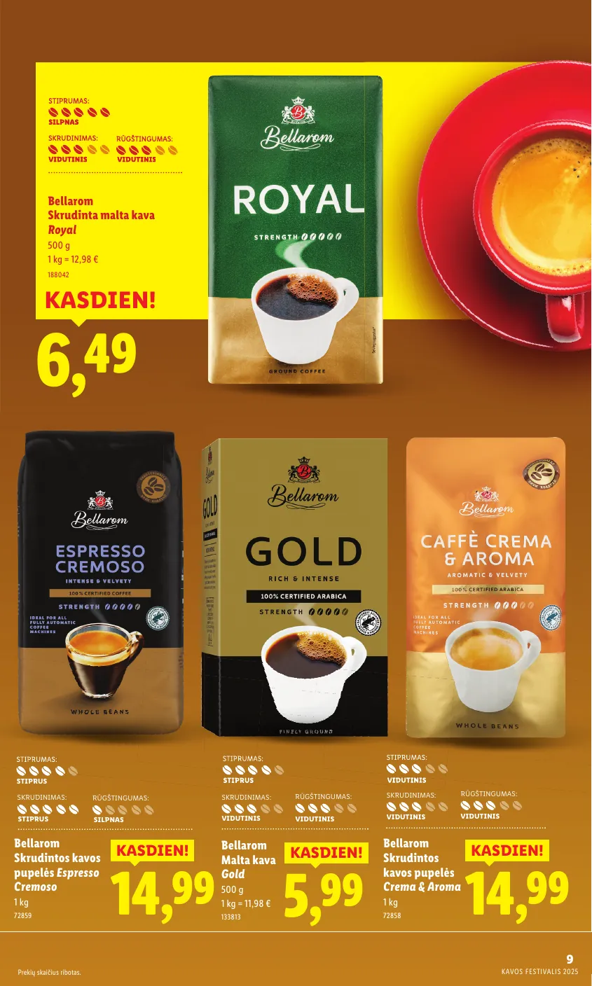 Lidl Leidinys KAVOS FESTIVALIS Nuo pirmadienio, 09 08, iki 09 21 – p.9