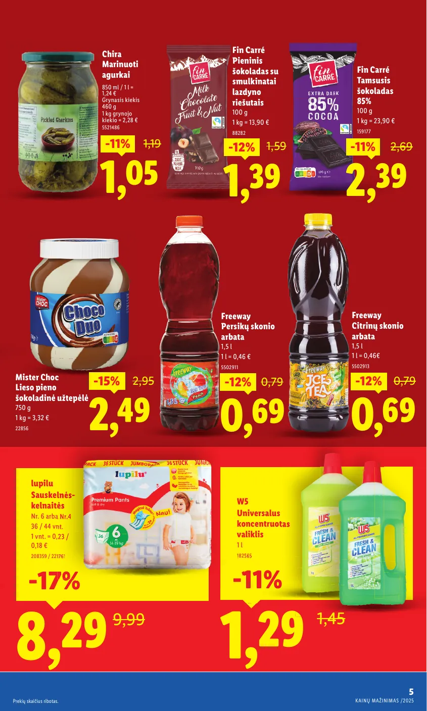 Lidl Leidinys KRENTA KAINOS Daugiau nei 30 prekių! – p.5