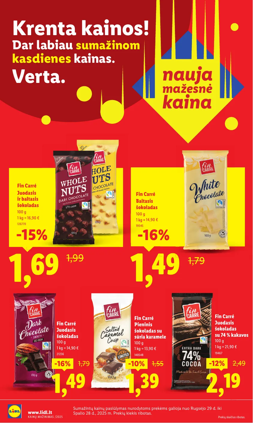 Lidl Leidinys KRENTA KAINOS Daugiau nei 30 prekių! – p.6