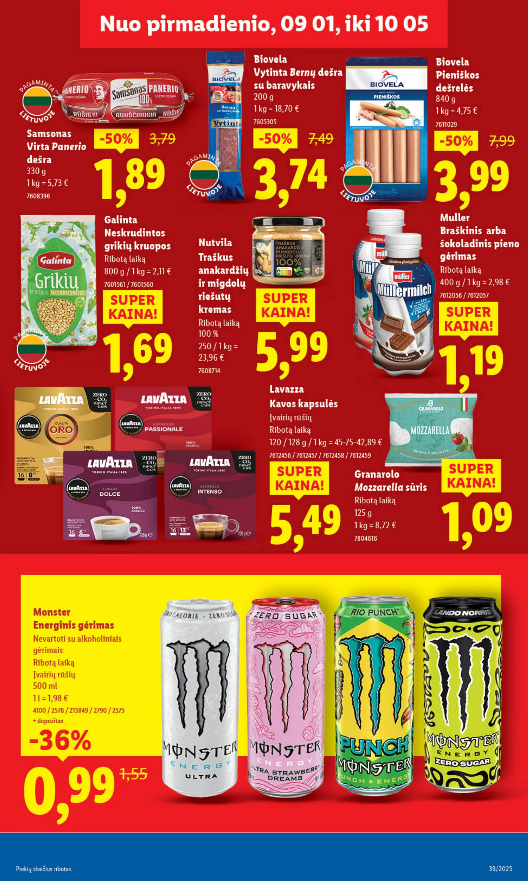Lidl Leidinys MAISTO PREKIŲ PASIŪLYMAI – p.21