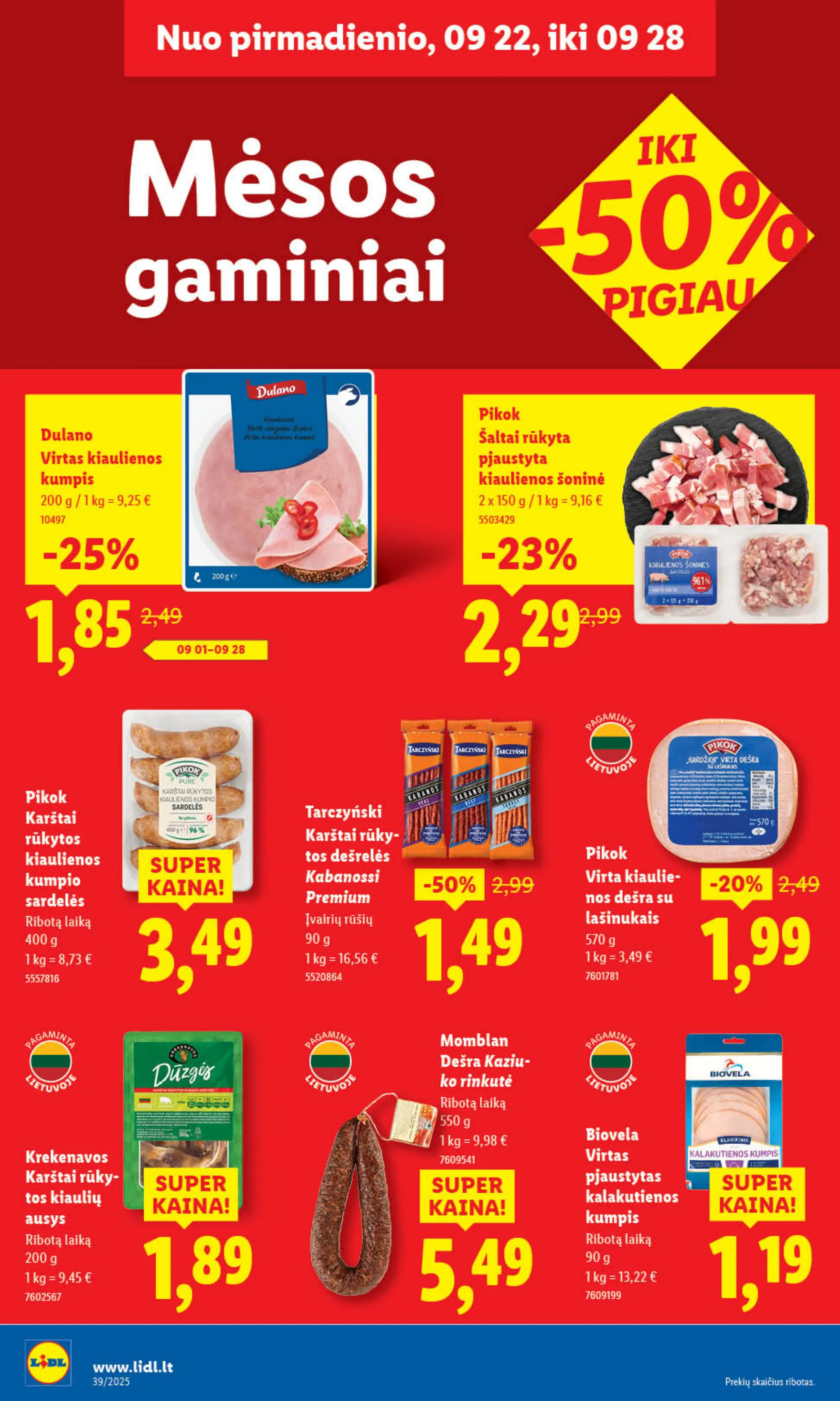 Lidl Leidinys MAISTO PREKIŲ PASIŪLYMAI – p.26